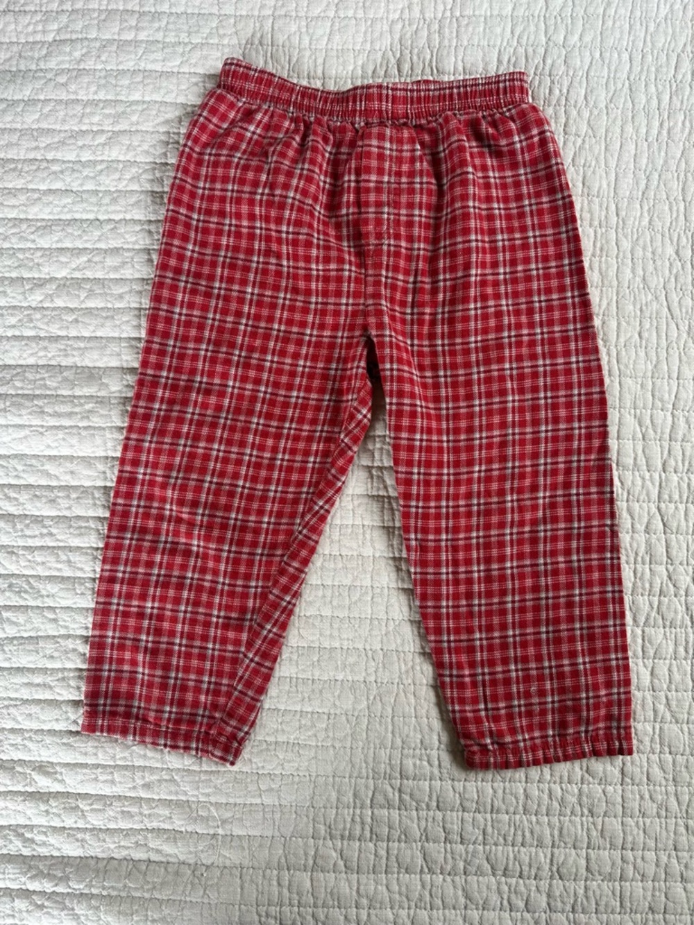 Vintage Red Plaid Pants 525